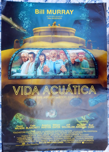 Vida Acuática Touchstone Poster De Cine Original 100x70 Cm