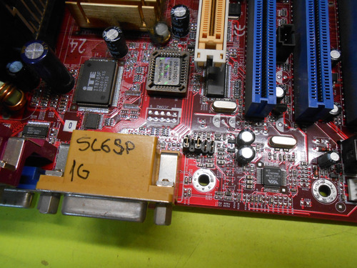 Motherboard Biostar U8668-d S478 Memo Cooler Micro Rojo (Usado)