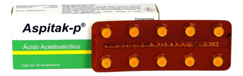 Aspitak-p 100 Mg Caja Con 30 Tabletas