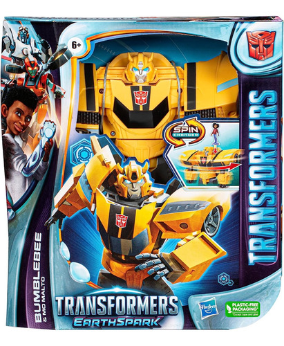 Transformers Earthspark Bumblebee Y Mo Malto Hasbro Nuevo