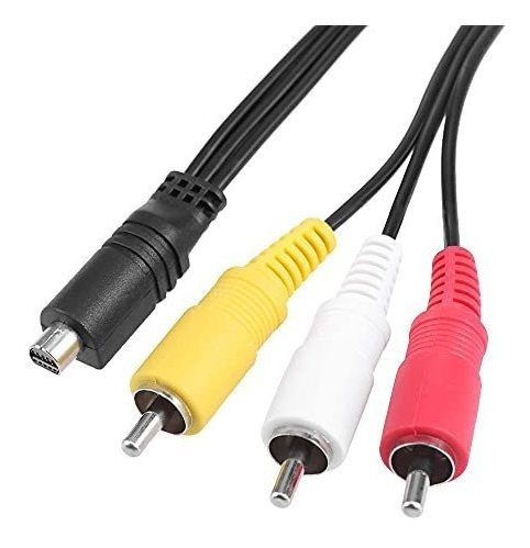 Vmc 15fs Av 5 Cable Audio Repuesto 10pin 3rca Video Para