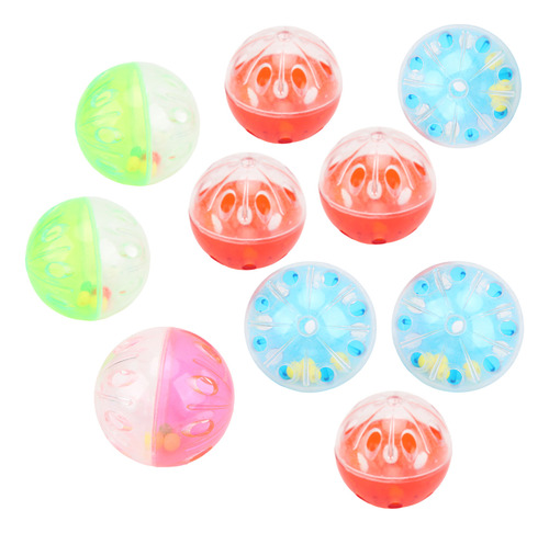 Pelota De Juguete Para Masticar Pájaros, 10 Unidades, Colori