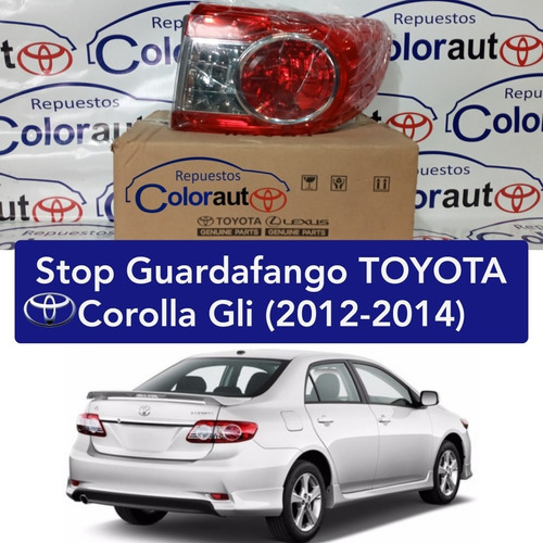 Imagen 1 de 8 de Stop Derecho De Guardafango Corolla 2012-2014 Original
