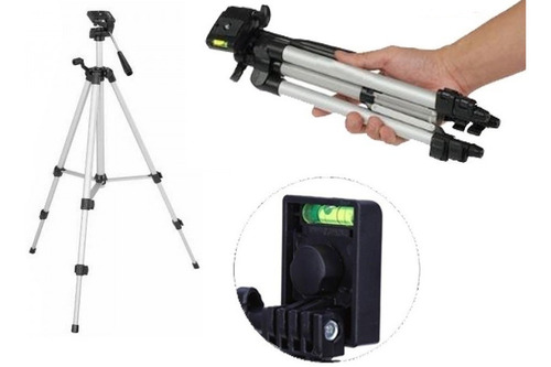 Tripode Profesional Para Celular Y Camara 1,39mt Con Estuche