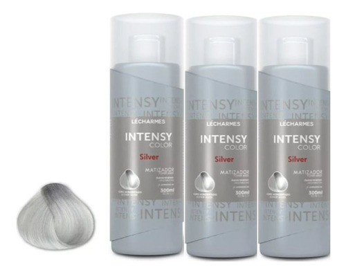 Combo 3 Intensy Color Matizador Silver Efeito Prata - 300ml