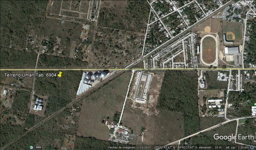 Imagen 3 de 6 de Uman Terreno De 3.5 Ha Sobre Carretera Kinchil