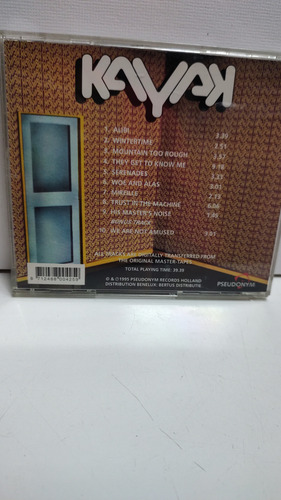Kayak Álbum Kayak Cd Japonés Rock Prog No Floyd Génesis Rush Remasterizado Bonus Track (Usado)