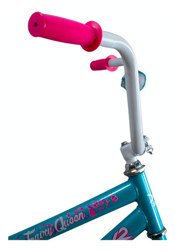 Bicicleta R20 Infantil Resistente Xrush Para Niñas Color Agua Tamaño Del Cuadro G
