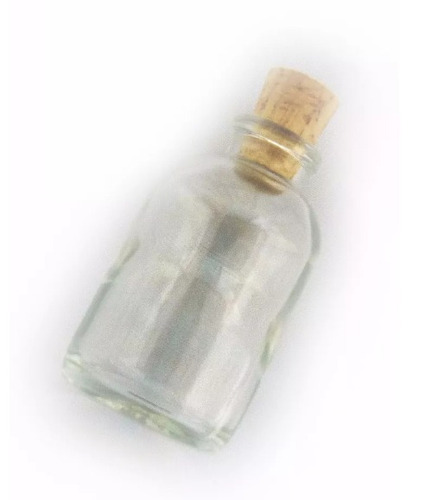 400 Mini Frascos De Vidrio 40 Ml. Recuerdo Con Corcho