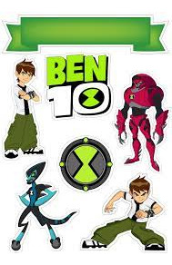 Toppers De Torta De Ben 10