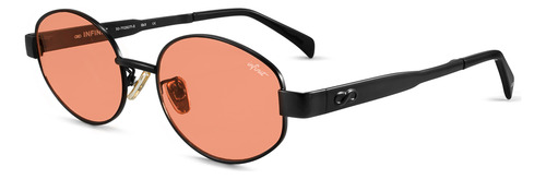 Anteojos Sol Infinit Alaska Negro Mate Lente Coral Infinit Alaska Coral Negro Mate - Bm Negro Mate - Bm