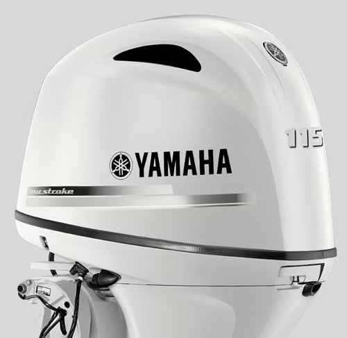 Parelha Motor De Popa  Yamaha F115bet2x 4t (branco) 2024