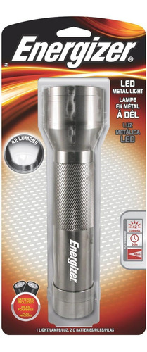 Linterna 145 Lumens Aluminio Energizer ENML2DS Plateada con luz Blanca