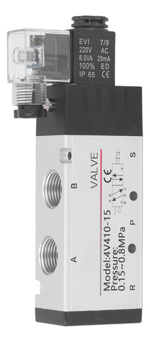 S Electroválvula Pt De 1/2 Pulgada Con Inversión De 2