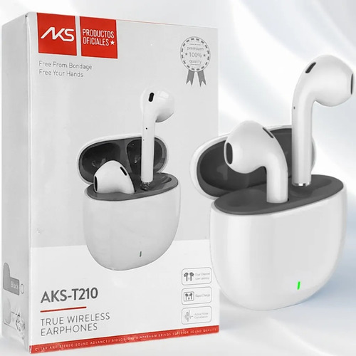 Auricular Inalámbrico Bluetooth Blanco In-ear T210