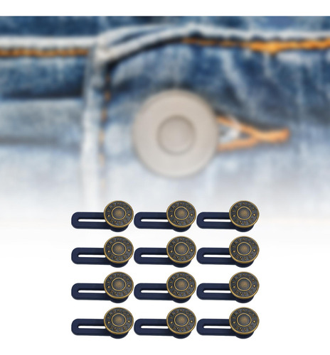 Extensor De Cintura Ajustable Para Jeans - Letra De Cobre