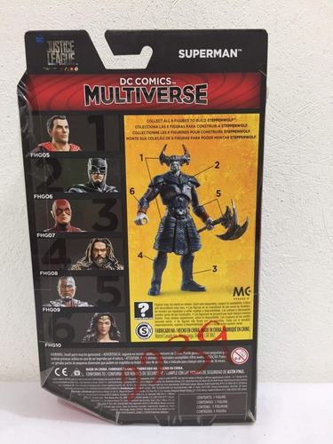 Mattel Dc Comics Multiverse Justice League Superman (Usado)