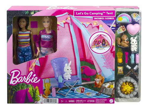 Barbie Casa De Campaña It Takes Two Campamento + 2 Muñecas