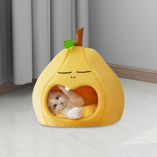 Nido Para Gatos Semicerrado, Cama Para Perros, Casa Cueva, L
