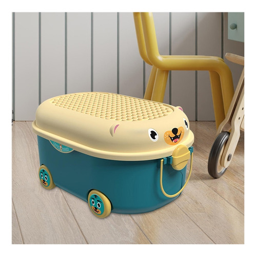 M Caja De Almacenamiento De Juguetes Apilable Con Ruedas,