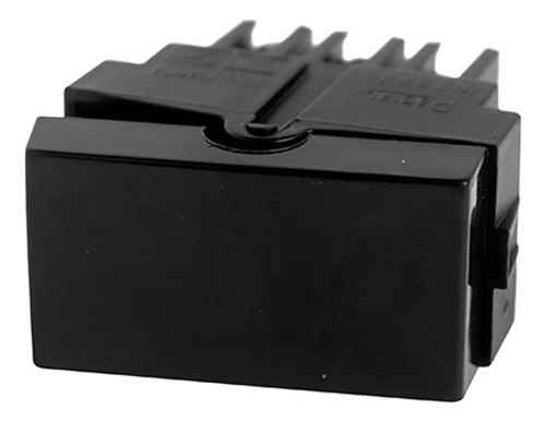 Modulo Rad Modular Preto  1804180 1 Interruptor Bip.