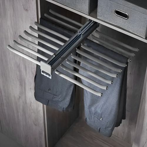 Pantalonera Gris Extraible 18 Perchas Hinova
