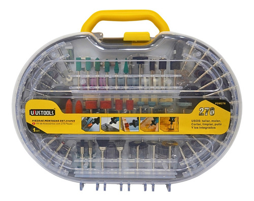 Kit Mini Taladro Rectificadora Multipropósito 317 Piezas