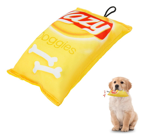 Shineyidoorjuguetes Para Perros,juguetes Con Bolsa De Chips 