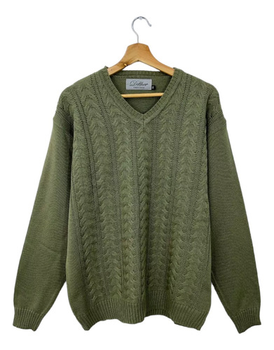 Sweater De Lana Tejida Aero / Difther Talle Grande - Hombre 