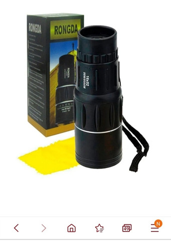Monóculo Profissional Luneta Telescópio 16×52 Rong