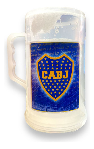 Vaso Chop Cervecero Gel Refrescante Boca Juniors 1 Litro