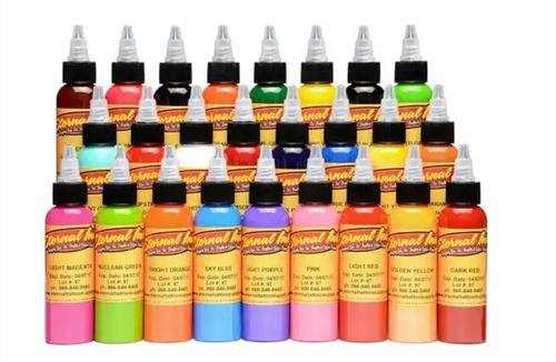 Eternal Ink Set X 25 Colores Pigmento Tattoo & Tatuaje 