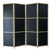 Comprar Biombo Plegable Separador Ambiente Divisor De 4 Hojas 