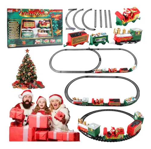 comprar Tren Eléctrico Navideño Para Niños, Juguete De Regalo