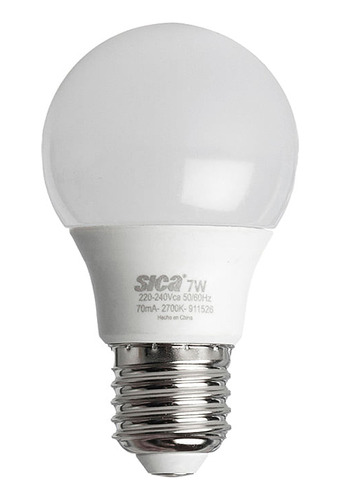 Lamp Led Clasica 7w E27 Bc X 10 U. Sica