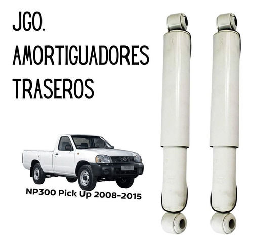 Jgo Amortiguadores Tras. Nissan Estaquitas 1994-2014 Orig