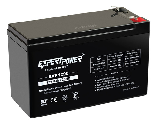 12v 9ah Bateras Cidas Selladas Expertpower