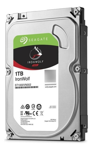 Disco duro interno Seagate Ironwolf Nas de 1 TB - ST1000vn002