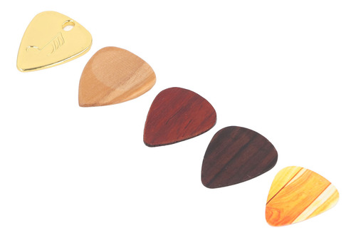Funda De Almacenamiento De Madera Para Púas Y Púas Para Guit