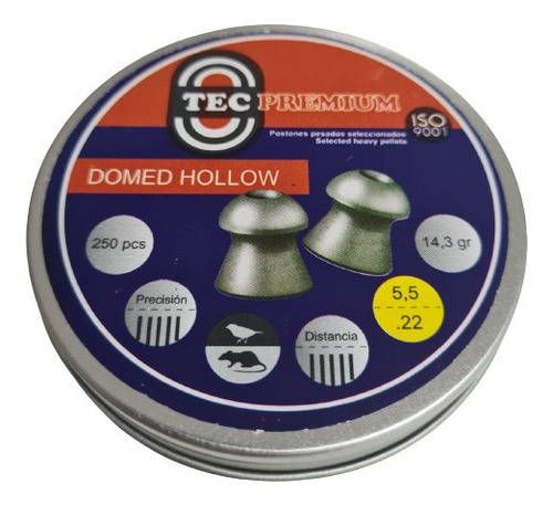 Postones Tec Premium Domed Hollow 5,5 Caza