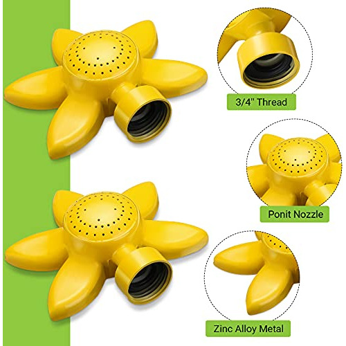 3 Piezas De Aspersor Puntual, Diseño De Flores, Aspersor Cir