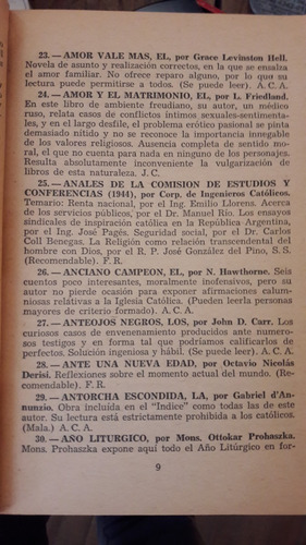 Imagen 6 de 8 de Indice Moral De Autores Y Libros Extracto Libros Prohibidos