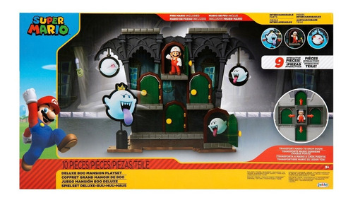 Super Mario Bross Playset Mansion Boo Deluxe Lny 40461