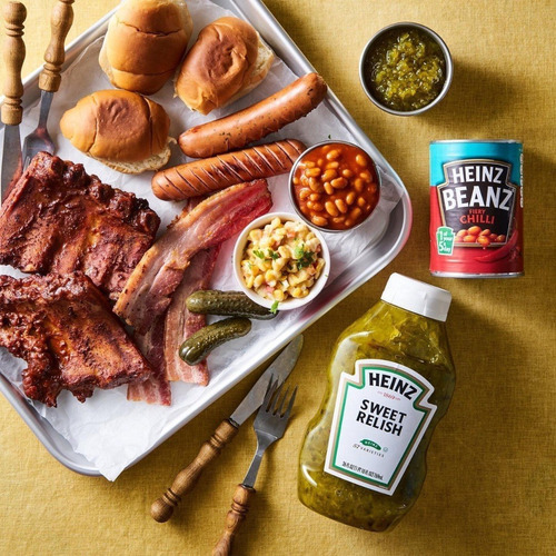 Aderezo Sweet Relish Heinz 375gr. Origen Usa Pack X6