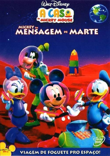 Dvd Disney - A Casa Do Mickey Mouse A Mensagem De Marte