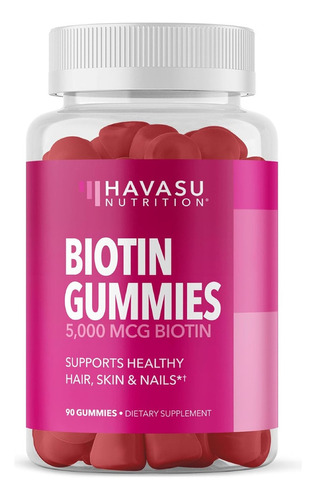 Biotina 5000 Mcg Havasu 90 Gomitas