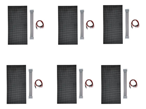 6pcs Panel De Pantalla Led Para Interiores P5,modo D