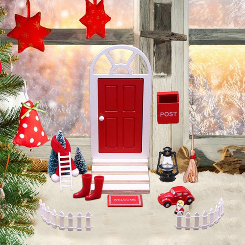 Decoraciones Navideñas Para Casas De Muñecas, Juguetes Simul