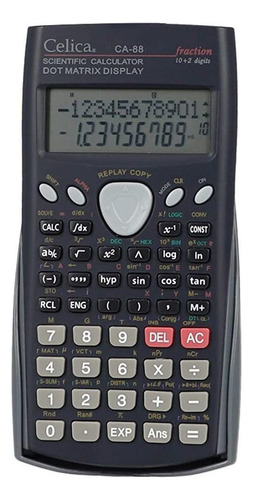 Calculadora Científica Preparatoria Y Unirversidad Celica Color Negro