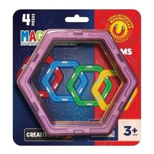 Magnific Forms 4 Hexágonos Bloques Magnéticos